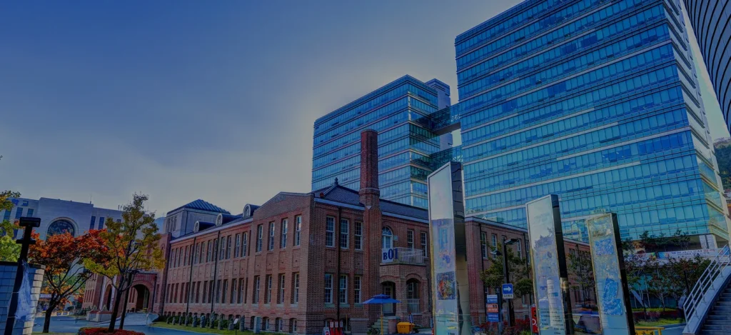 Dong-A University Bumin campus by day